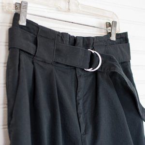 Banana Republic Paper Bag Waist Cropped Pants with Cinched Belt